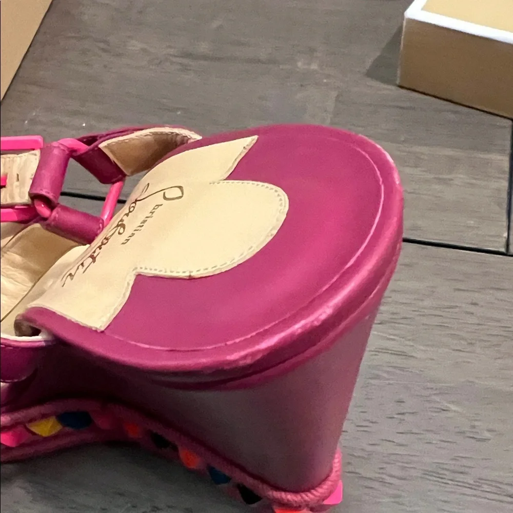 Christian Louboutin Cataclou Espadrille Wedge Sandals - Picture 11 of 11